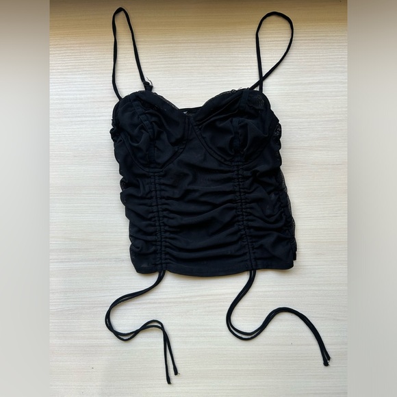 Princess Polly Going out top black - Picture 1 of 4